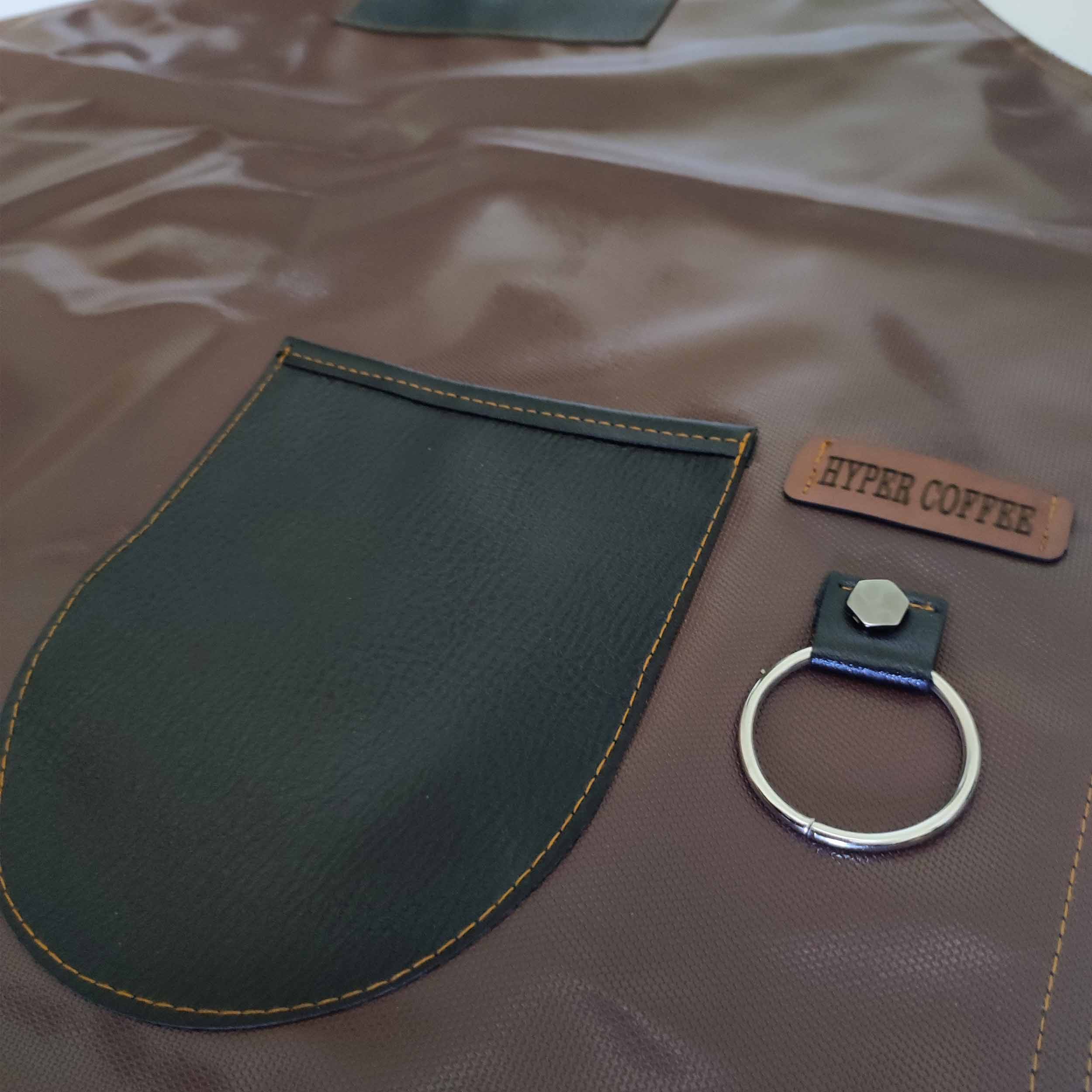 深棕色时尚咖啡师围裙