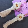 Thumbnail 3: 波西米亚风编织耳环 – 花朵造型