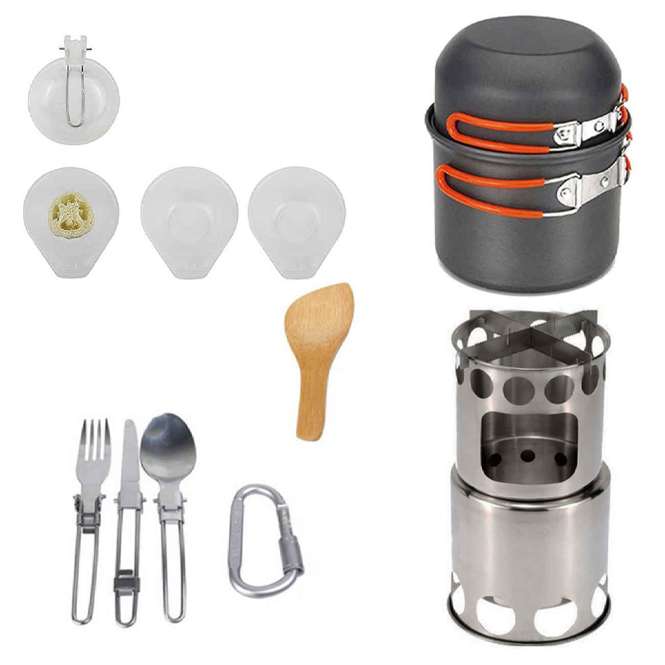 Main image of 户外烹饪篝火 – 配餐具