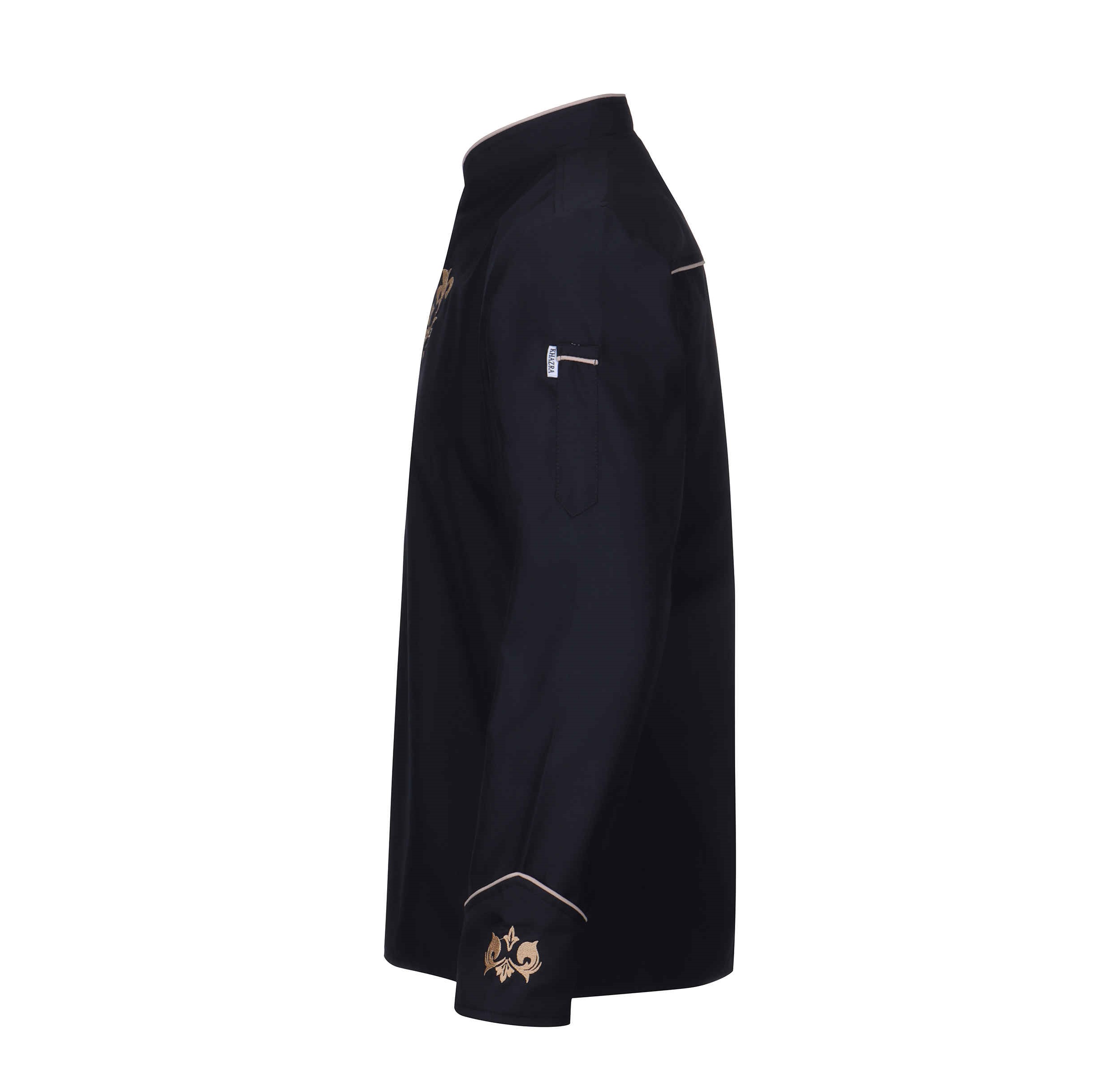 厨师长袖工作服 – 男士耐用专业款