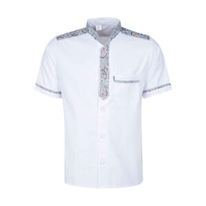 厨师短袖工作服 – 男士款，时尚奢华