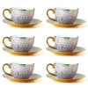 Thumbnail 7: 经典艺术瓷器茶具套装 – 金色细节，优雅精致餐桌体验