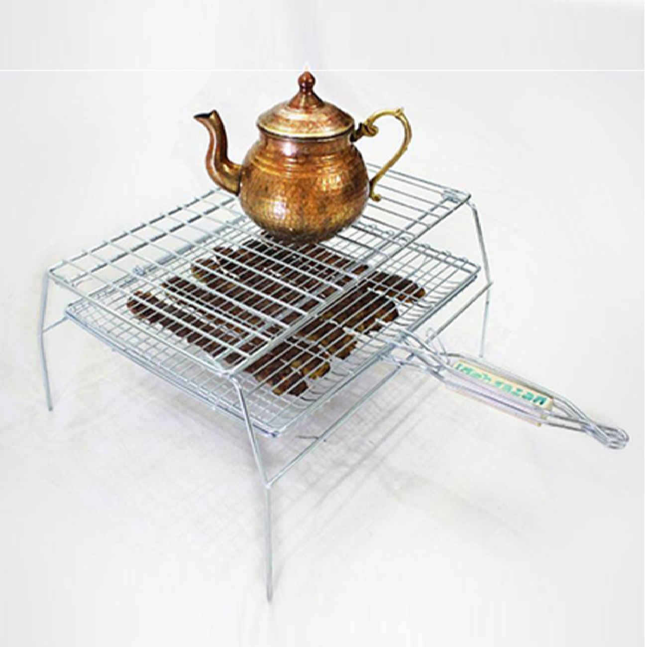 便携折叠篝火烤架 – 适合户外烹饪