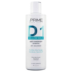 Prime D1 柳树温和去屑洗发水 – 250 毫升