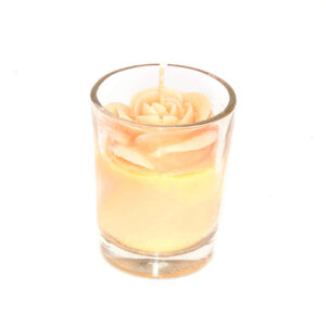 玫瑰设计装饰蜡烛罐