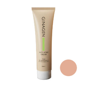 Ginagen 有色抗痘霜 – 浅米色，抗菌配方，35毫升