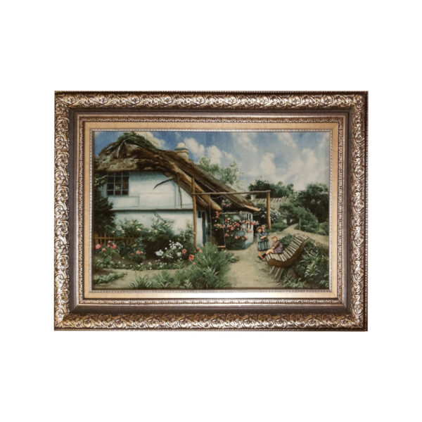 手工打结波斯图案地毯——塔布里兹乡村宁静款