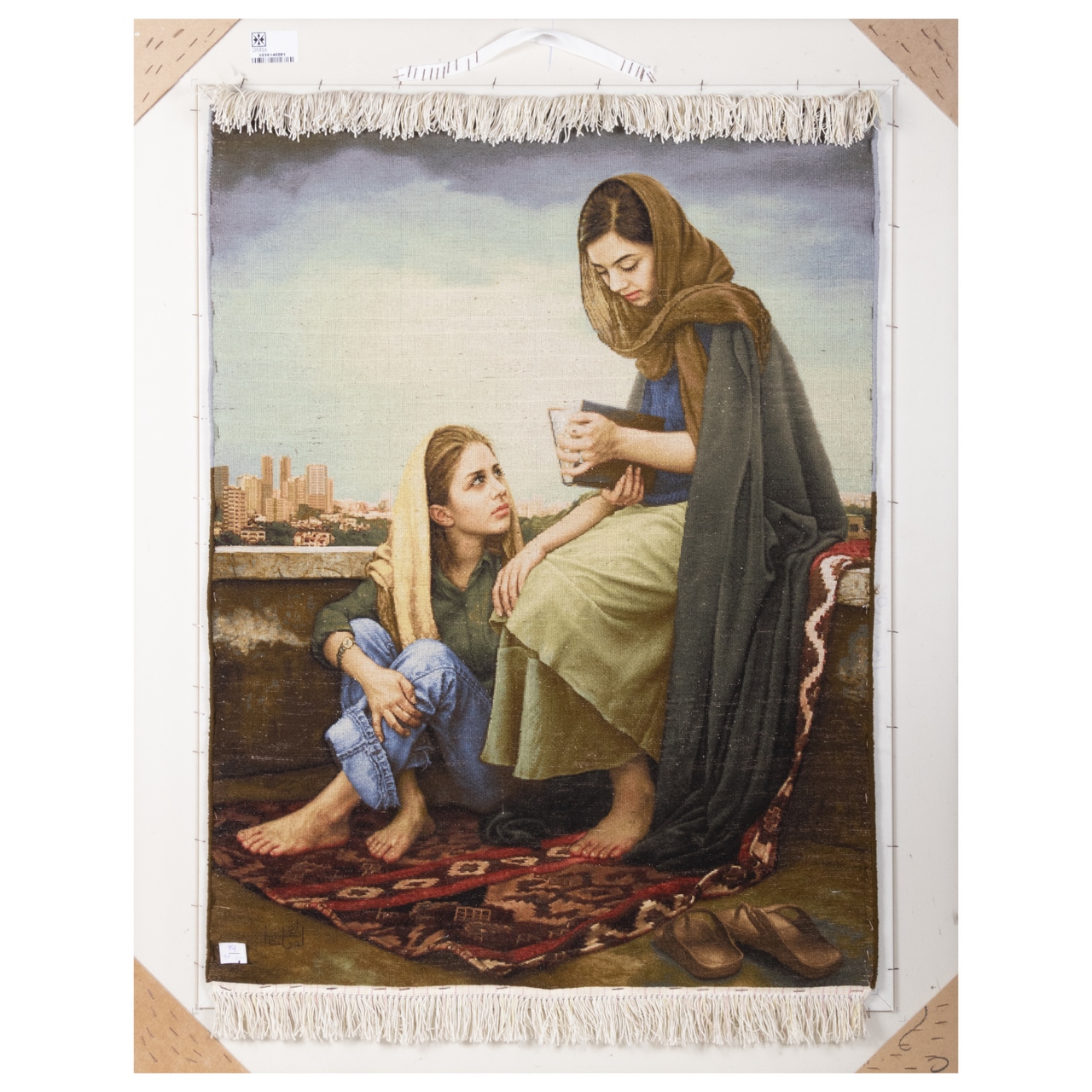 手工打结波斯图案地毯——塔布里兹哈菲兹占卜款