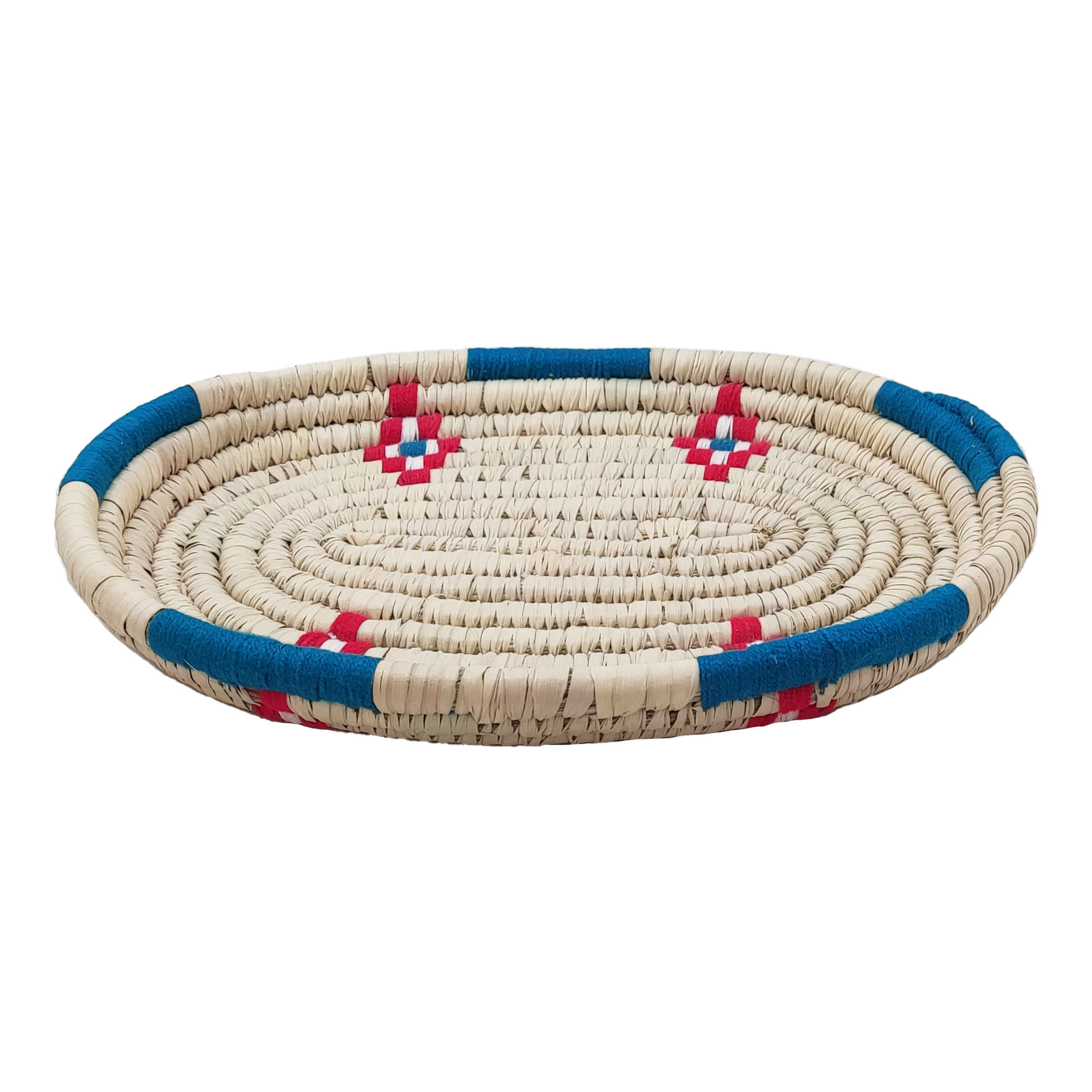 Main image of 奶油色可持续风格手工编织柳条篮