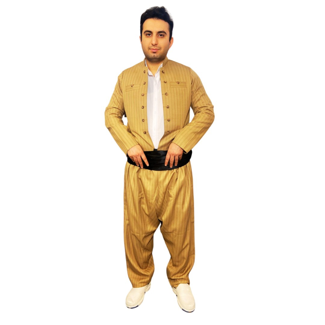 Main image of 男士Maleki款库尔德服饰配Pishtwen