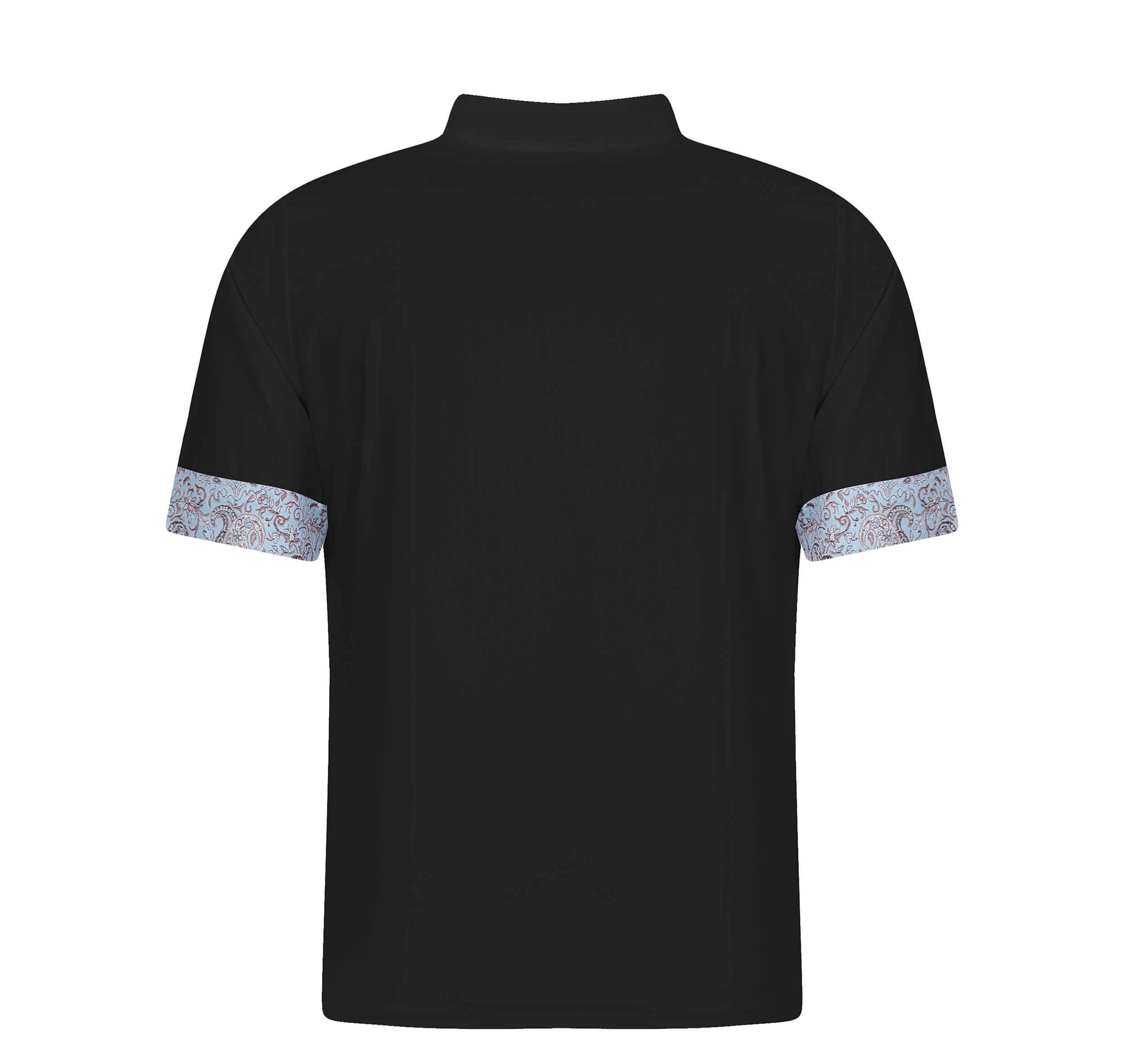 波斯男士短袖厨师工作服 – 佩斯利花纹款