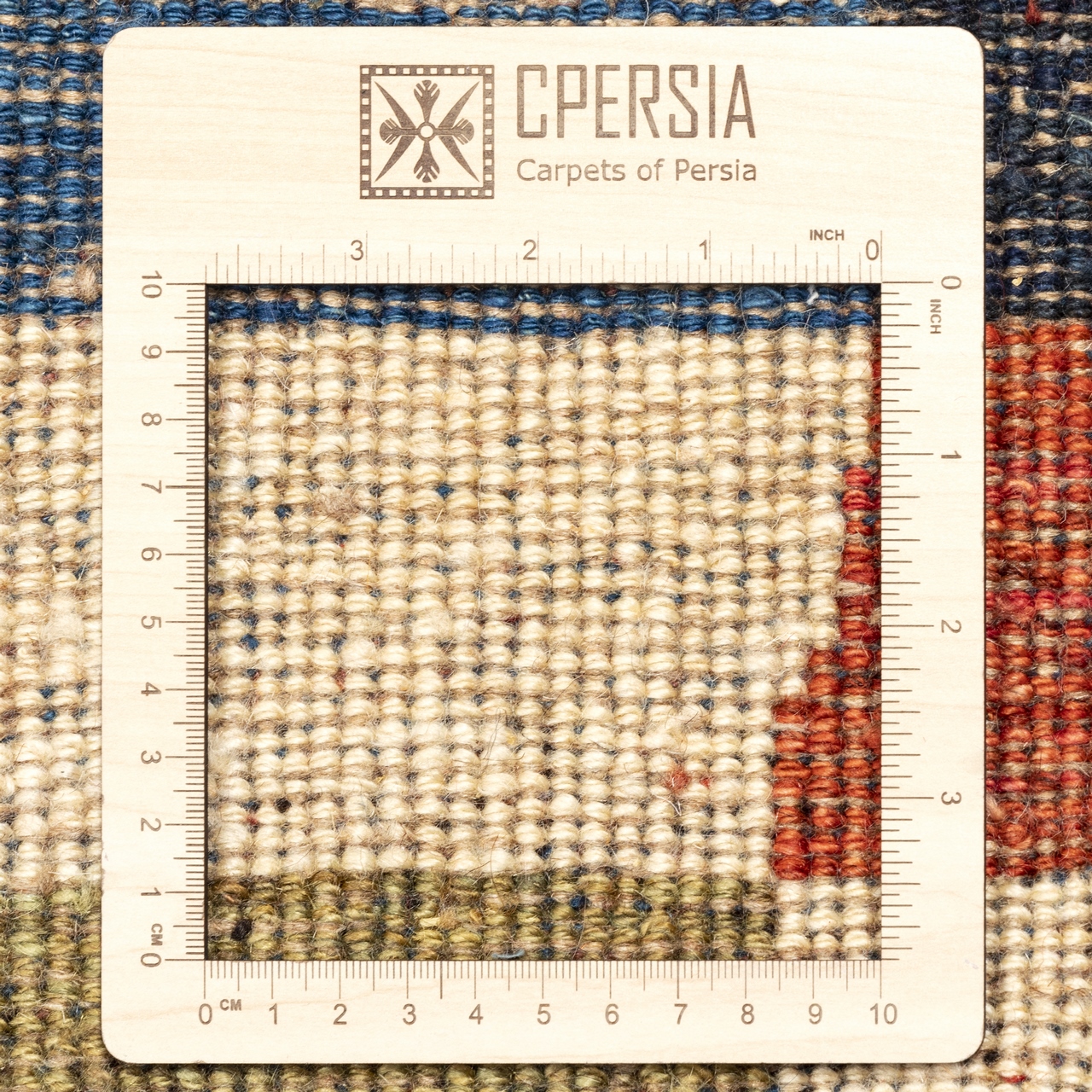 波斯加贝毯羊毛地毯 正宗手工编织 Fars 格子图案