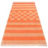 Thumbnail 2: 波斯加贝毯羊毛地毯 手工编织 Fars 橙色条纹