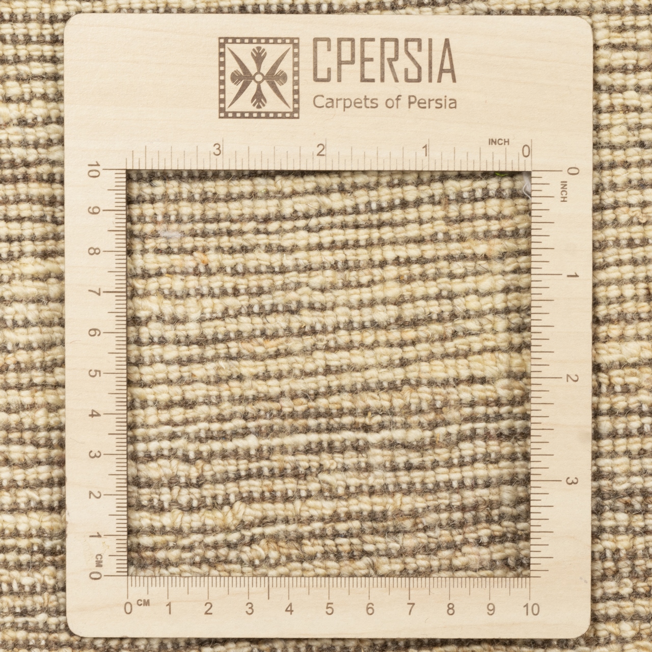 波斯加贝毯羊毛地毯 原创手工编织 Fars 奶油色猫图案