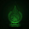 Thumbnail 7: 伊斯兰经文设计LED夜灯（包含“宝座节”经文）