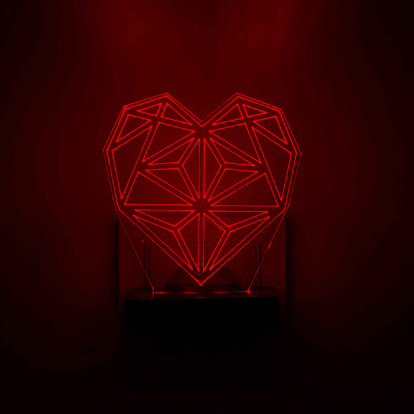 壁挂式LED夜灯——炉火设计款