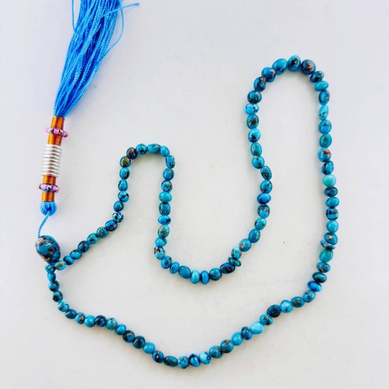 Main image of 波斯尼沙布尔绿松石念珠 —— 101颗祈祷珠 Tasbih