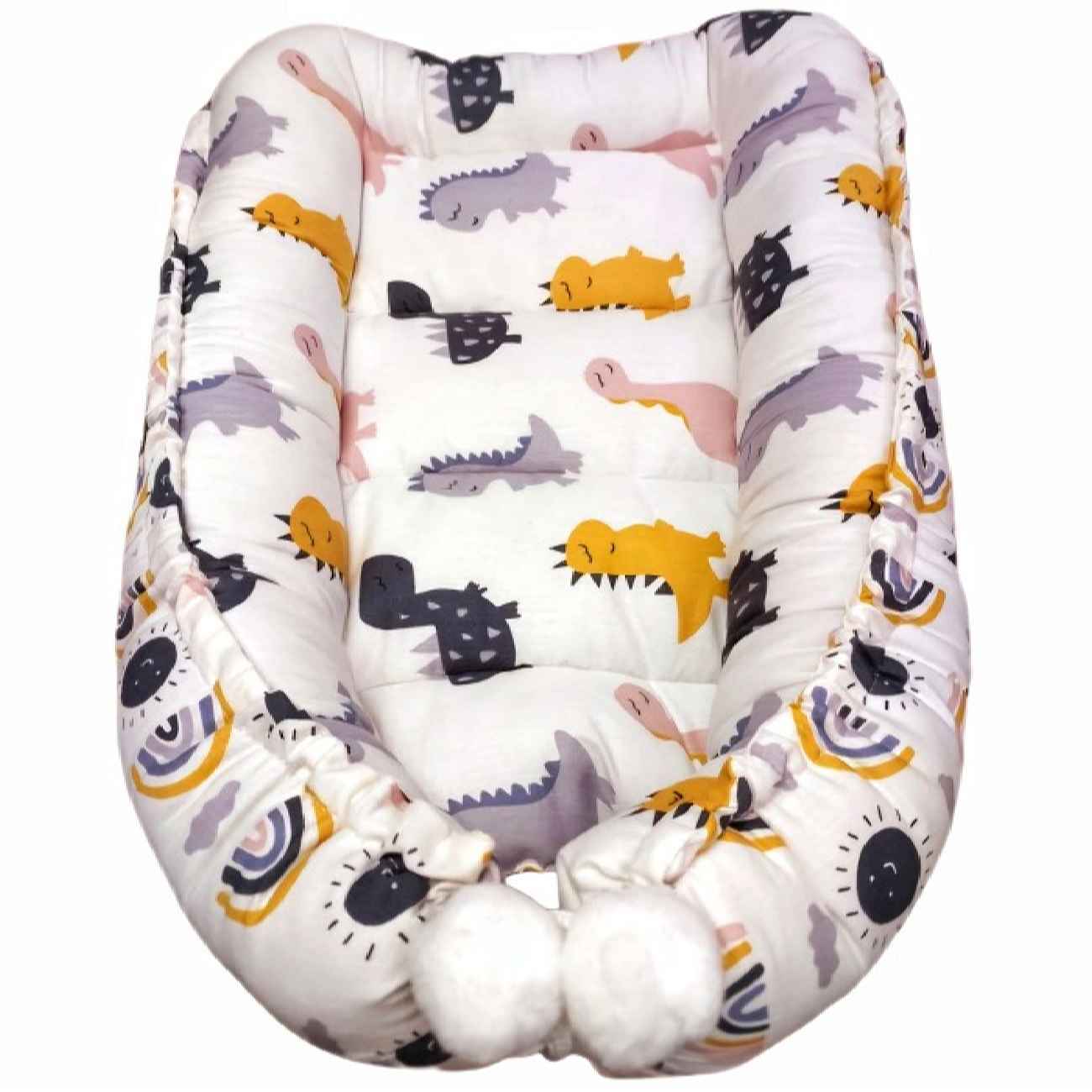 Main image of Shailyy 婴儿睡眠巢床垫 – 恐龙款