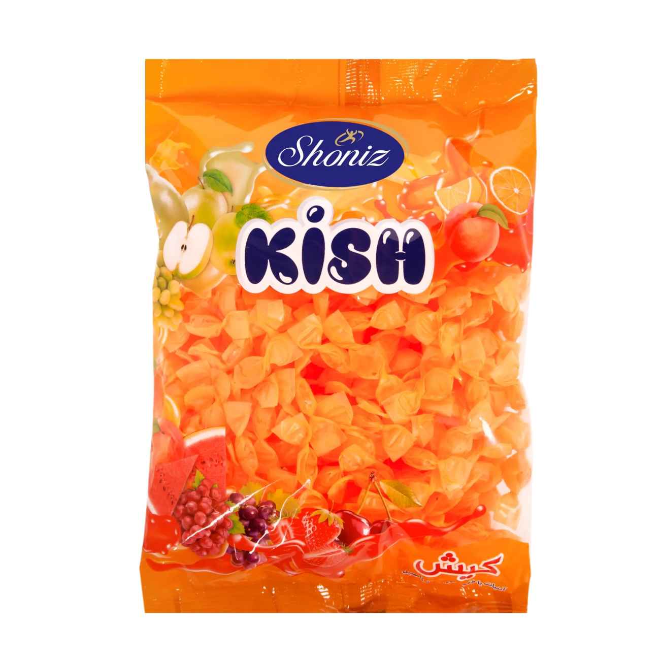 Shoniz 硬糖带果味软心 & 橙味 – 500克