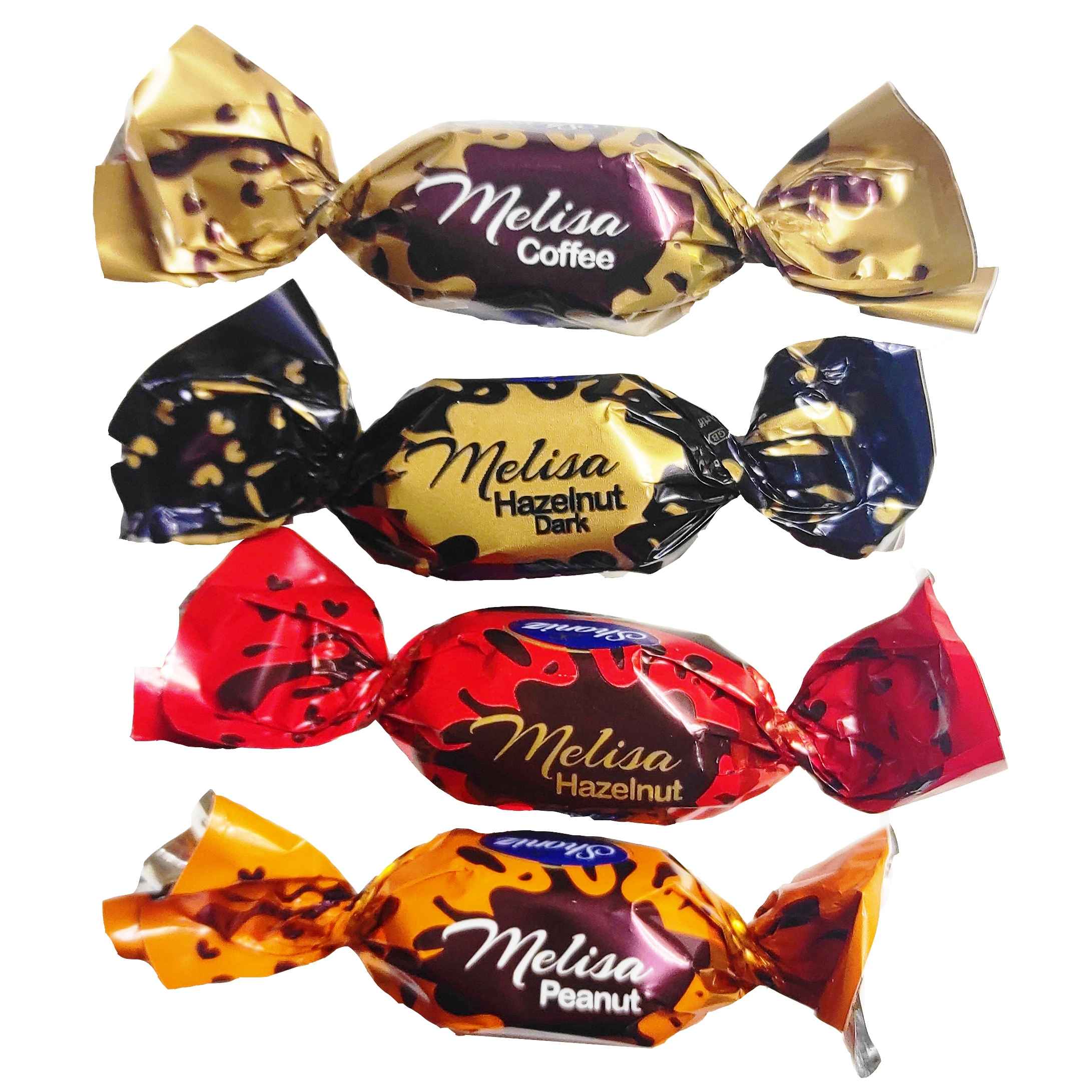 Shoniz 四种口味巧克力包装 – Melisa 1000克