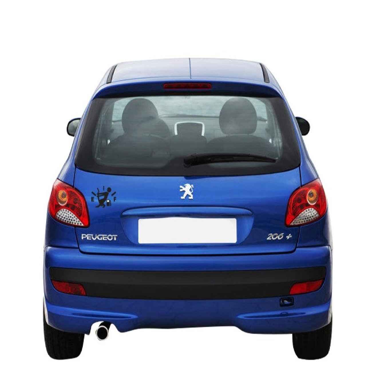 独特黑色车贴 – 油表设计