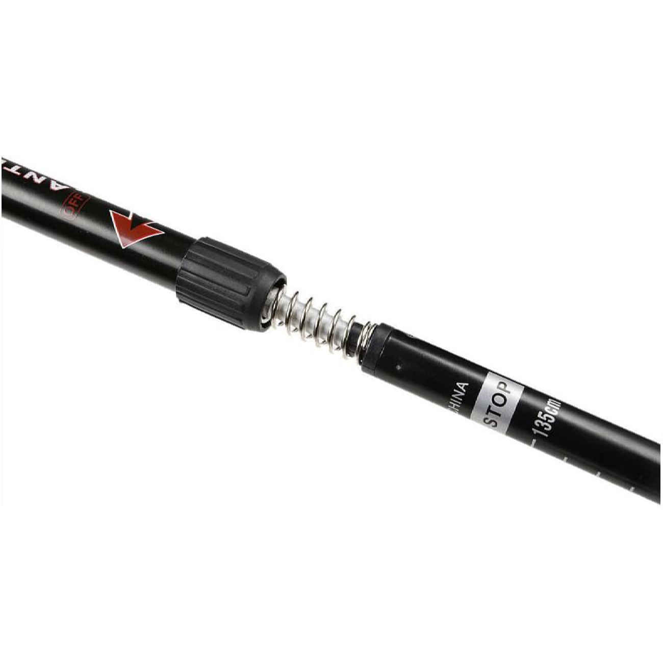 防震登山杖 – 可调节高度的徒步配件（2支装）