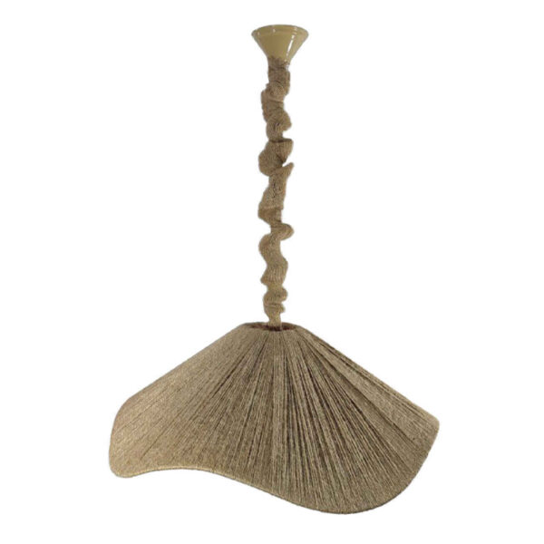 手工编织吊灯 – 现代极简设计