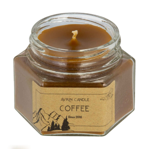 咖啡图案蜡烛罐 – 咖啡香气