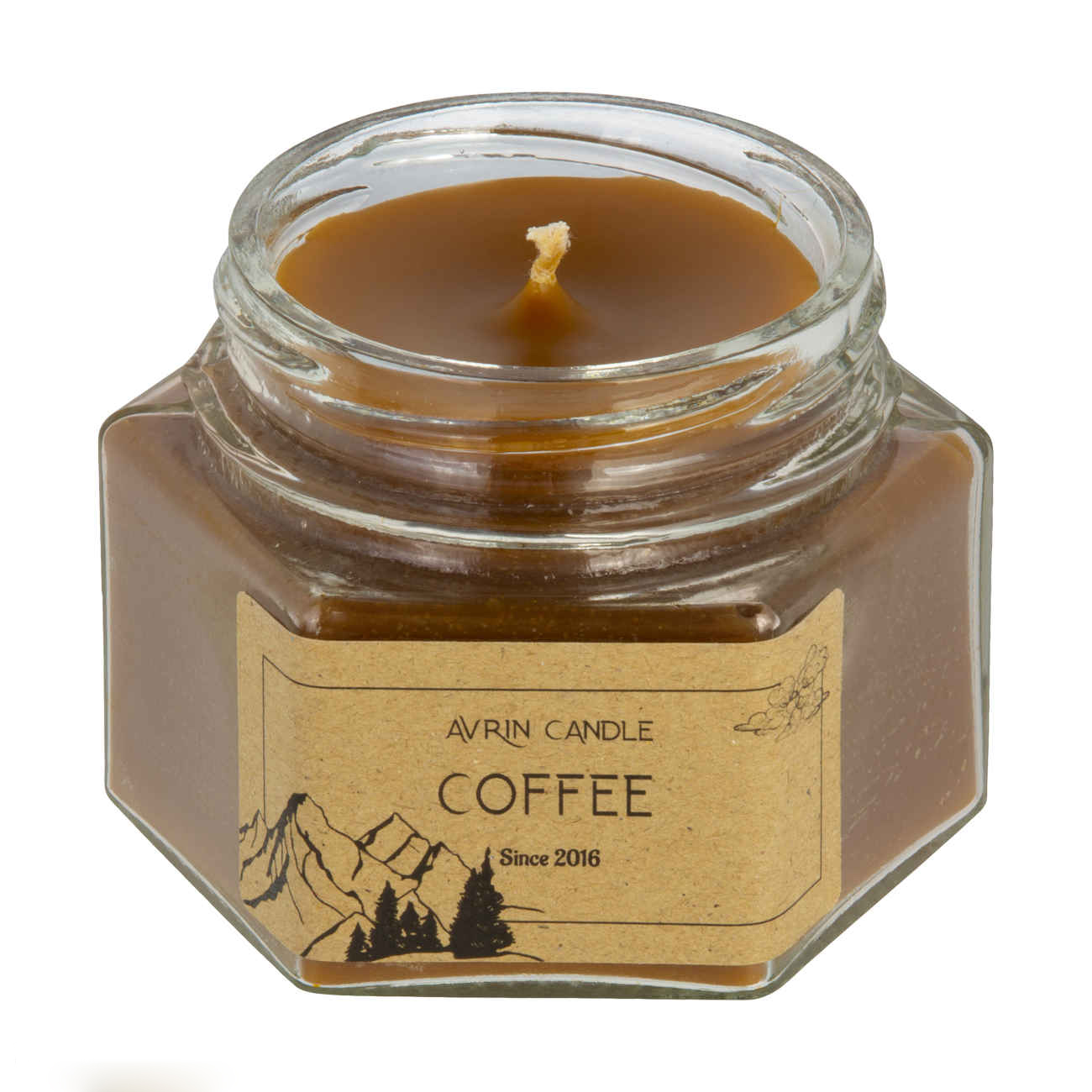 Main image of 咖啡图案蜡烛罐 – 咖啡香气