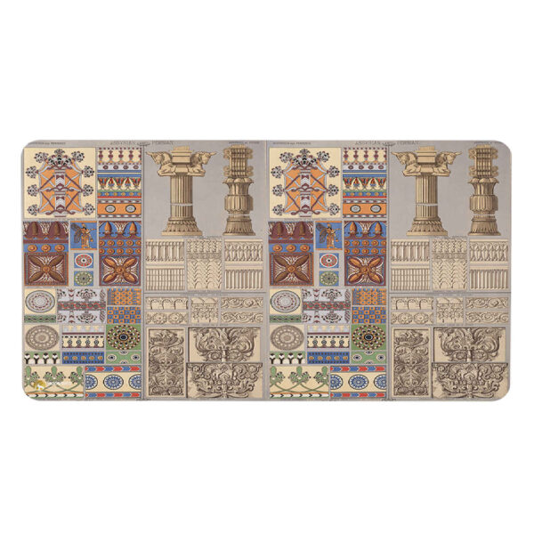 桌面鼠标垫 – 浅棕色塔赫特·贾姆希德设计