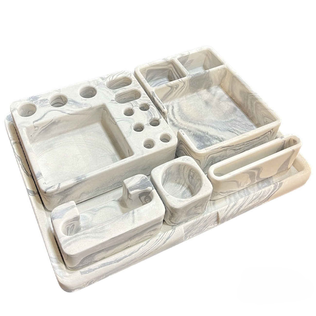 优雅办公桌面收纳配件 – 6件套