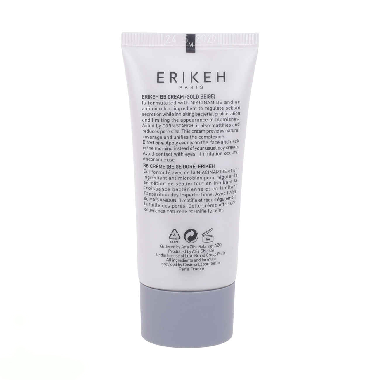 Erikeh BB霜 – 成熟肌肤用，金米色，收缩毛孔