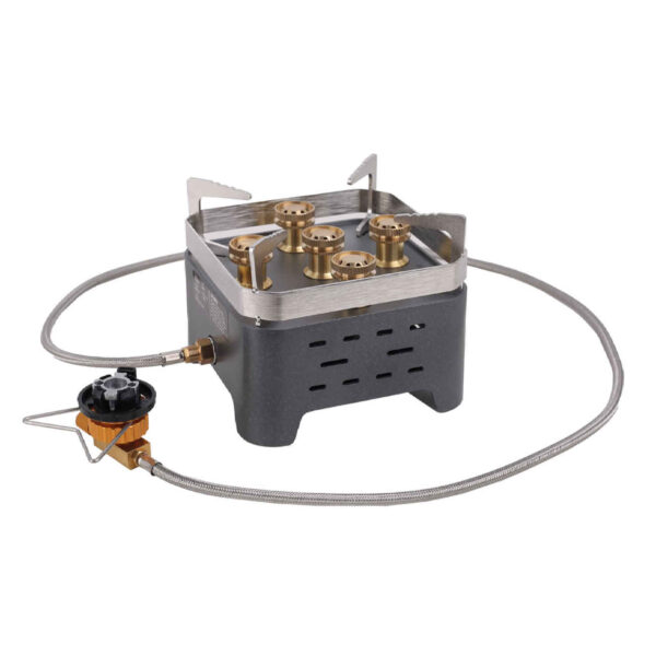 丙烷露营炉 – 便携轻便，五头燃烧器