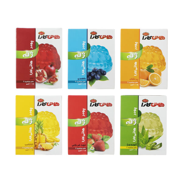 Hati Kara清真混合果冻粉包，100克（6袋装）