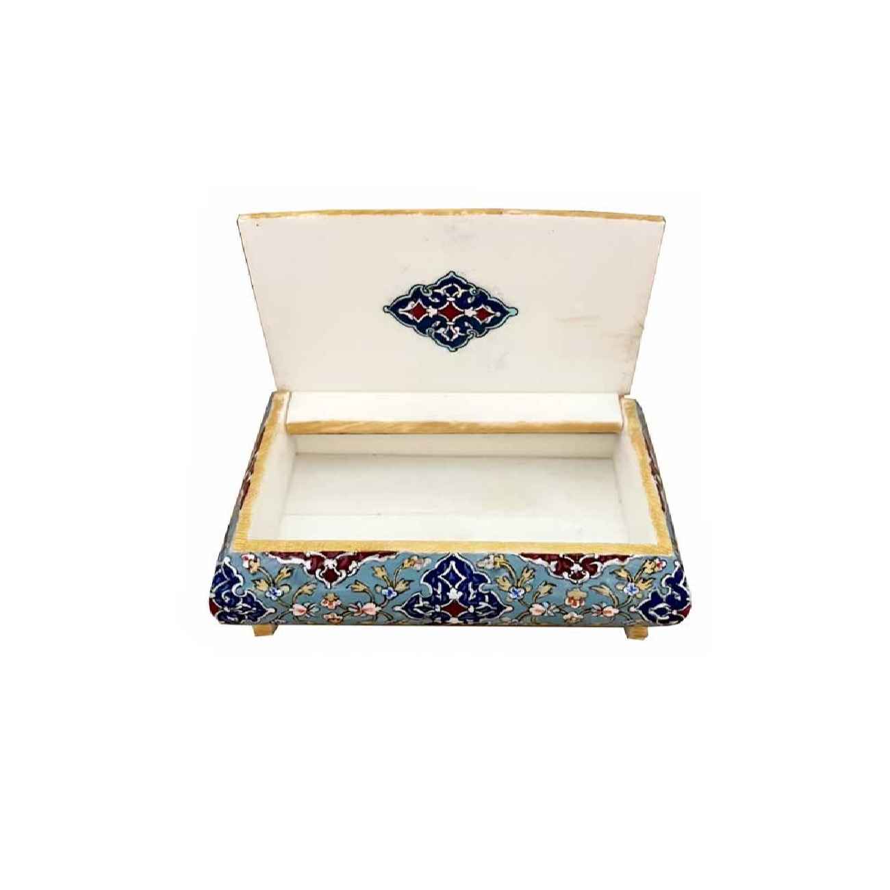 手工骨质首饰盒，花鸟图案 – 完美的首饰收纳器