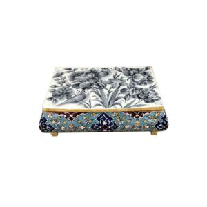 手工骨质首饰盒,花鸟图案 – 完美的首饰收纳器