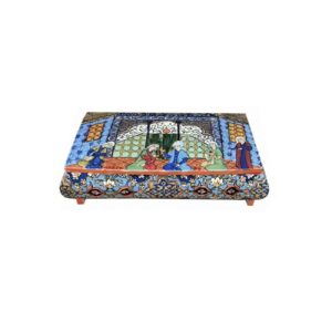 手工首饰盒,骆驼骨雕图案设计