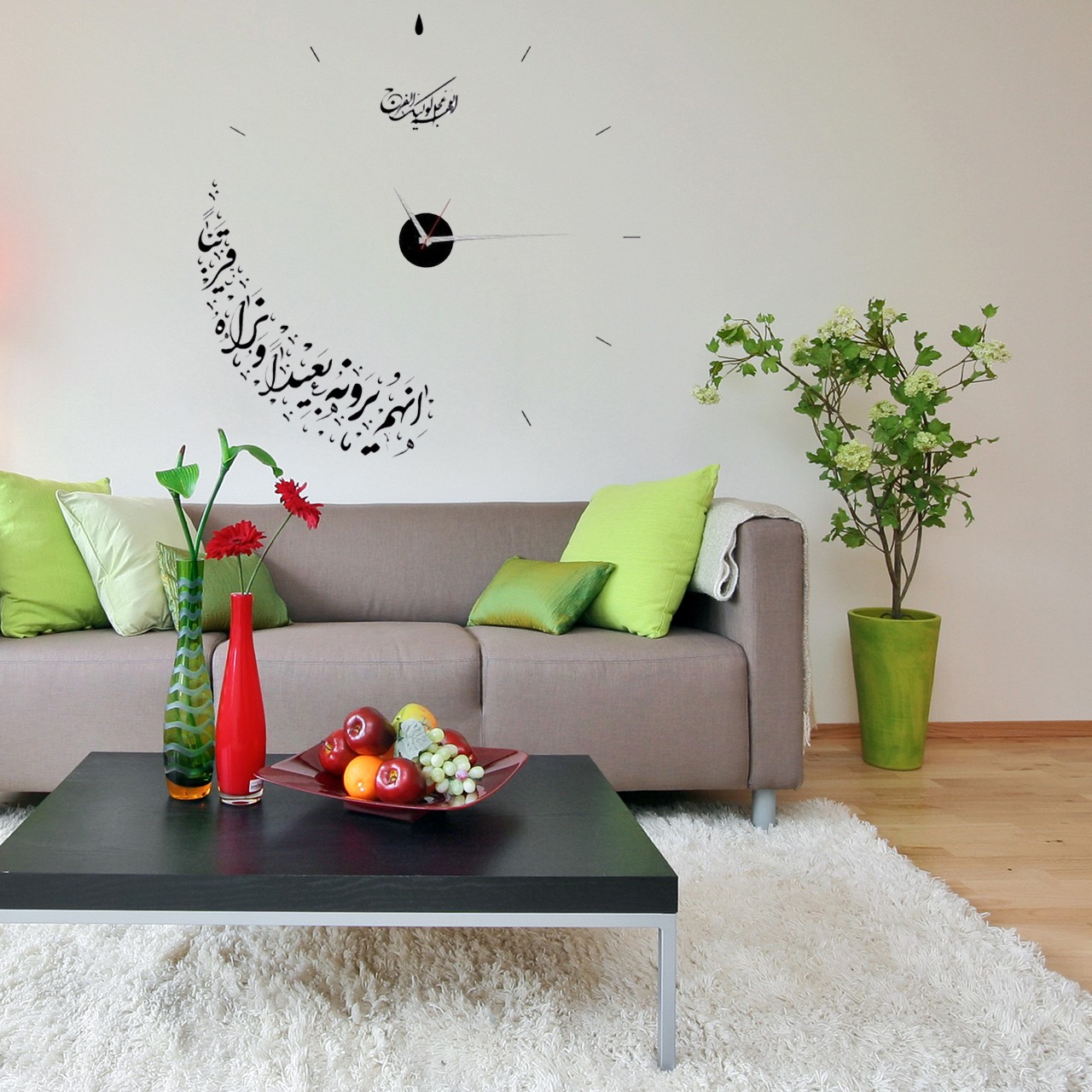 伊斯兰 DIY 3D 墙钟 – 极简设计，灵感源自伊玛目马赫迪的期待