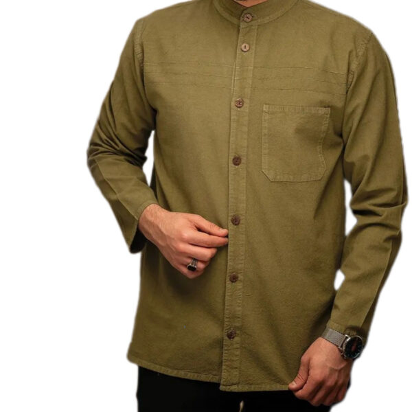 伊斯兰男士长袍 – 长袖青铜色