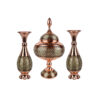 波斯手工艺术礼品套装——三件套巧克力碗与镶嵌工艺花瓶