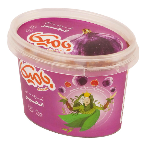 伊朗果酱 – Bamika 无花果，富含纤维 & 矿物质 200 克 | 纯天然 (4 罐装)