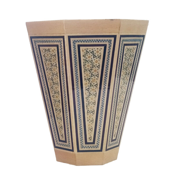 波斯Khatamkari工艺垃圾桶——艺术与文化爱好者必备