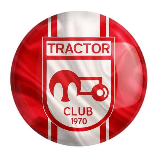 波斯别针徽章 – 哑光防刮，Tractor Sazi FC 设计