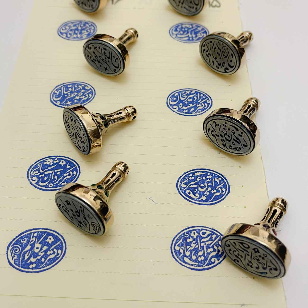 波斯印章 – 萨法维(Safavi)款,青铜材质,古董收藏的独特之选