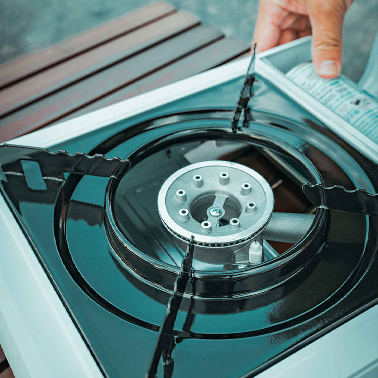 迷你露营燃气炉 – 户外烹饪便携高效