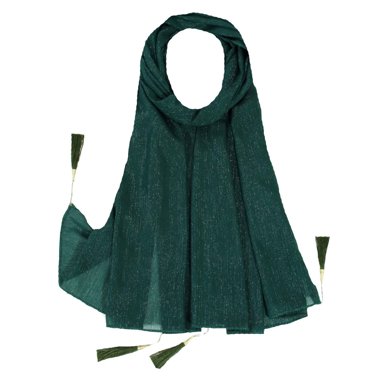 Main image of 简约披肩 – 丝绸与花瓣设计，女士极简优雅