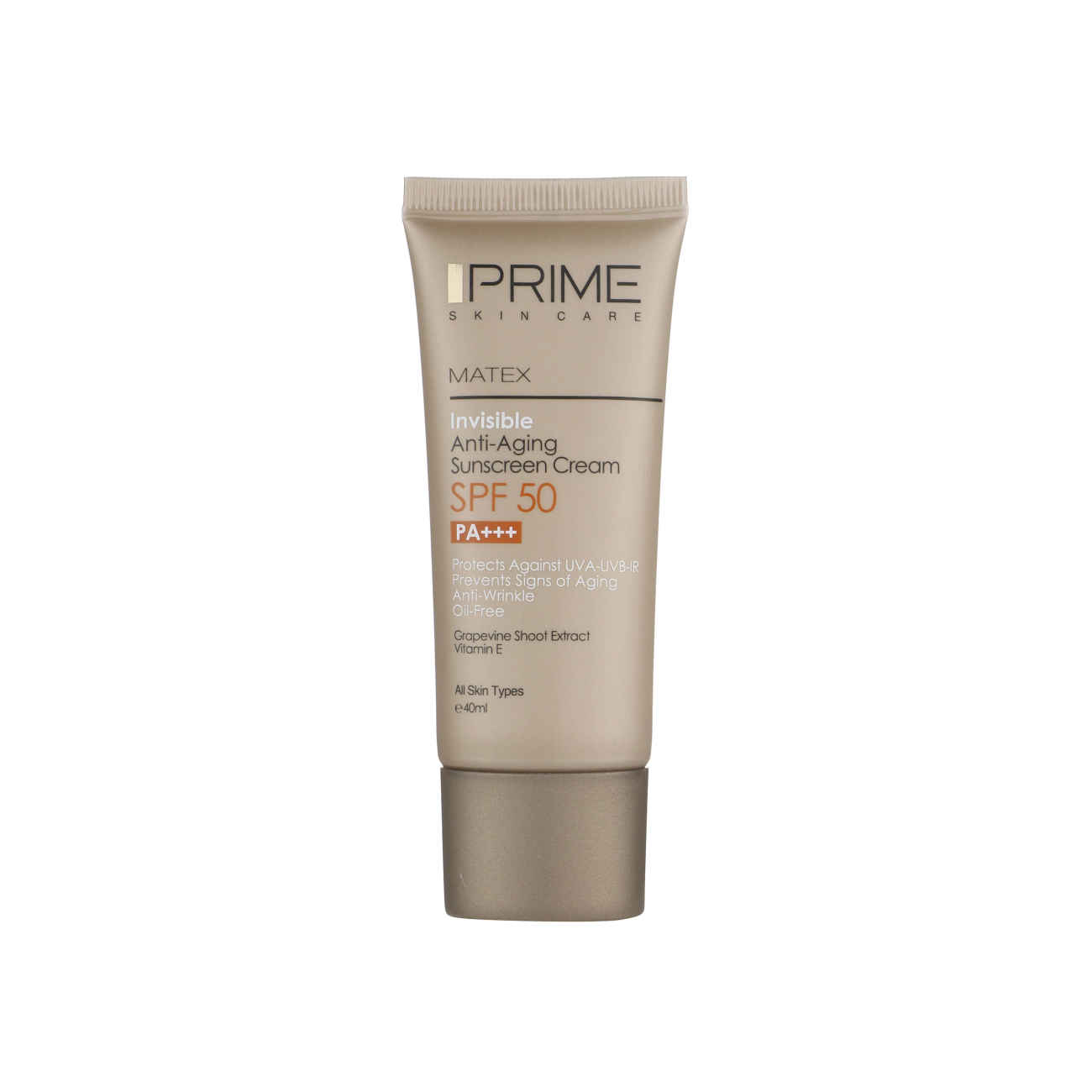 所有肤质防晒霜 – Prime SPF50 无色抗皱（2支装）