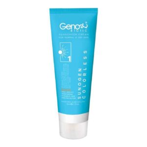 干性及中性肤质防晒霜 – 无色，Geno Biotic SPF50，50毫升（2支装）