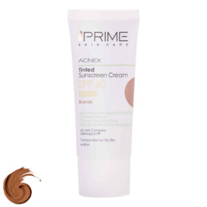 油性肤质防晒霜 – Prime SPF60 青铜色，抗痘，UVA/UVB防护（2支装）