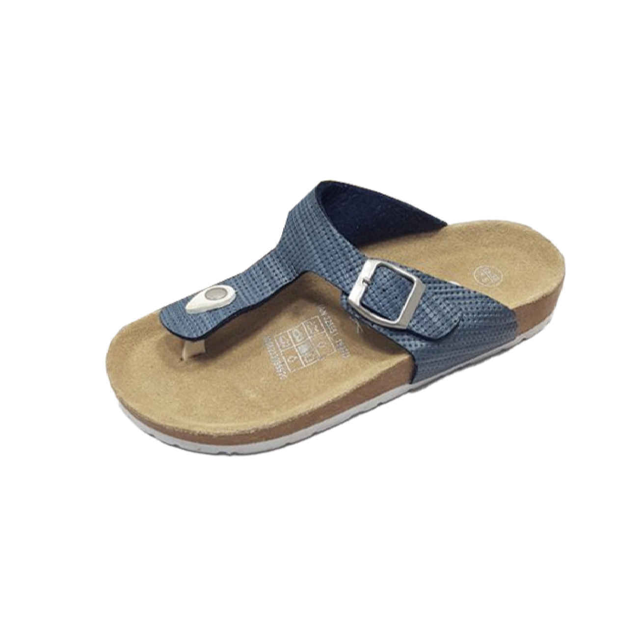 女士人字拖 – 舒适全天穿着,海军蓝色